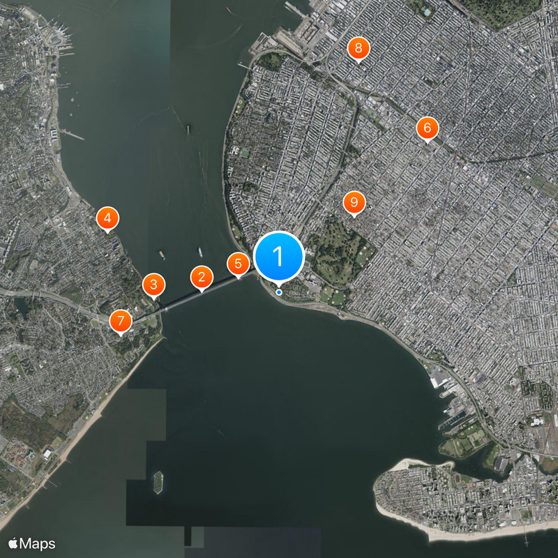 Forte Hamilton Mappa