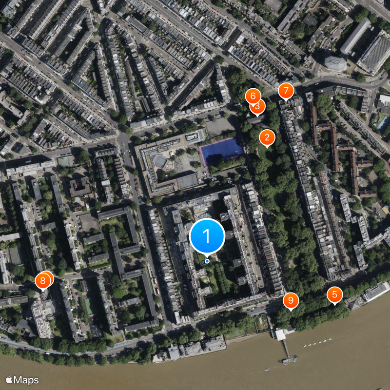 Dolphin Square Carte