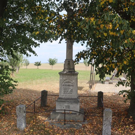 Kříž na východním okraji Kožichovic