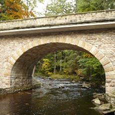 Bridge of road II/311 over the Divoká Orlice at Zemská brána