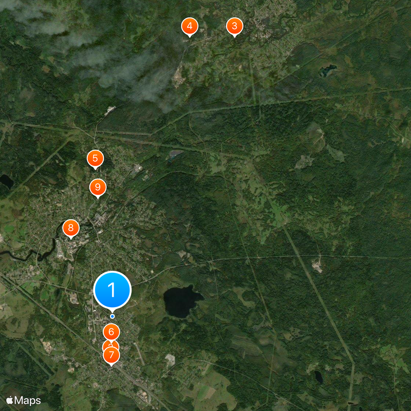 Okulovka , Novgorod Oblast Map