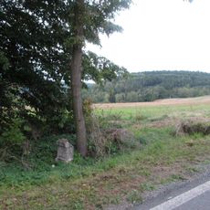 Kříž u silnice nad Stříbrem u Křížového vrchu