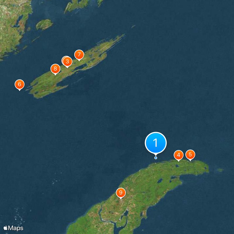 Condado de Keweenaw Mapa
