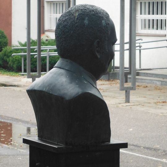 Bust of René Goscinny in Warszawa