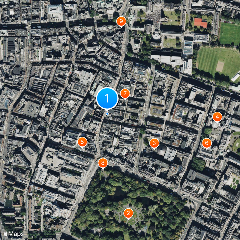 Grafton Street Kaart