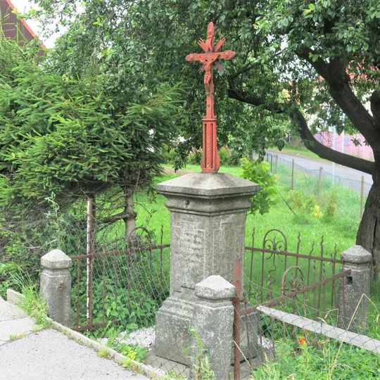 Kříž na rohu ulic Jiříkovská a Severní v Rumburku