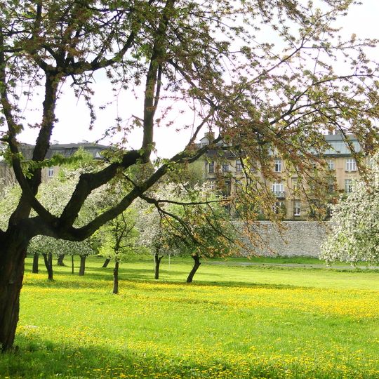Garden of Saint Catherine Monastery in Kraków