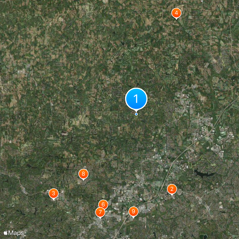 Milton Map