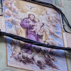 Ceramic panel of Saint Joseph