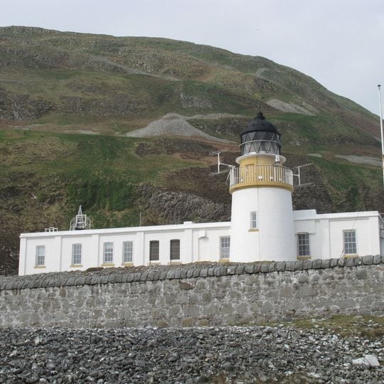 Ailsa Craig, Foreland Point, Lighthouse, Keepers' Cottages And Foghorn