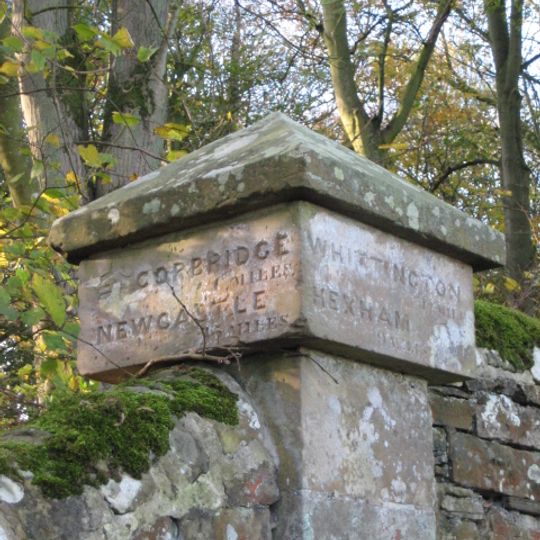 Milepost Pier 20 Yards West Of Great Whittington Road End