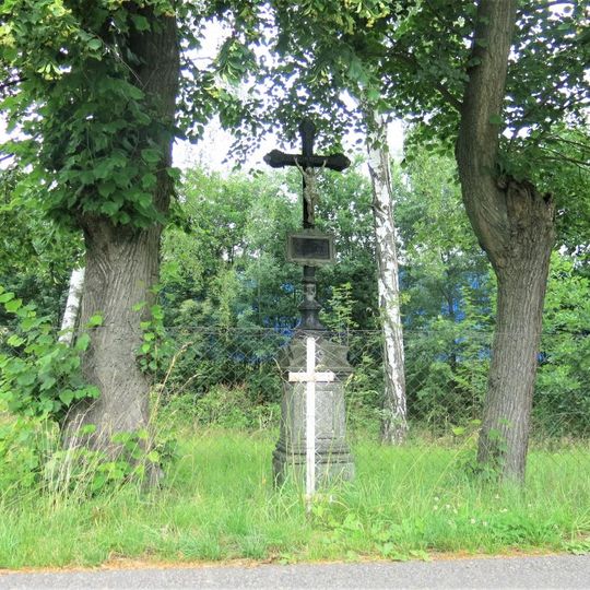 Kříž poblíž domu Slévačská 348/4 v Dolních Křečanech