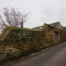Enclosure wall to gardens of Greenbanks, Hallcroft and the Bungalow (not inc)
