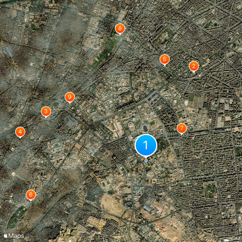 Al-Azhar University Map