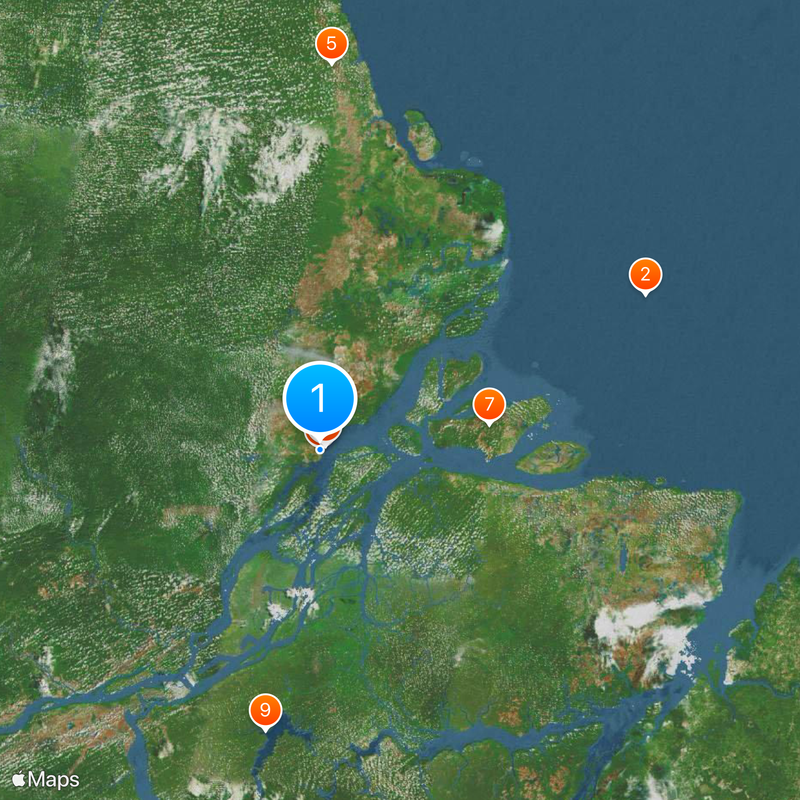Estádio Milton Corrêa Mapa