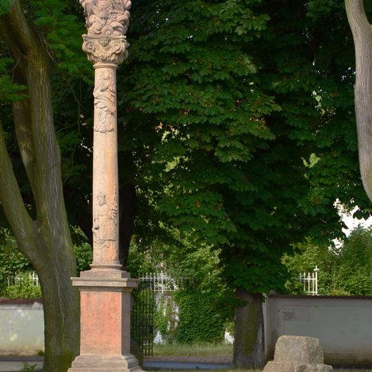 Holy Trinity column in Údlice