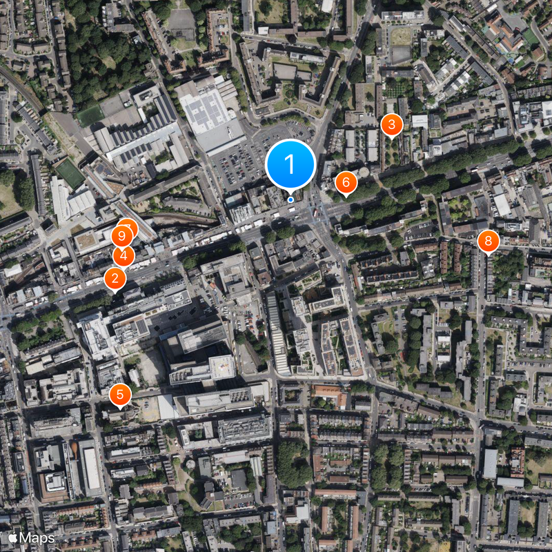 The Blind Beggar Map