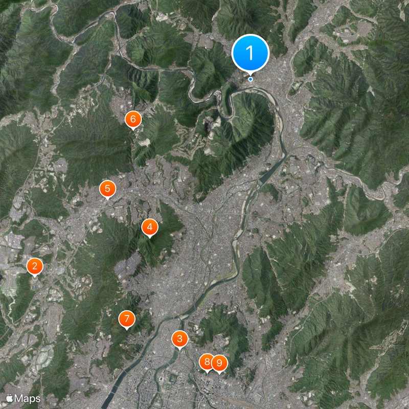 Aki-Kameyama Station Map