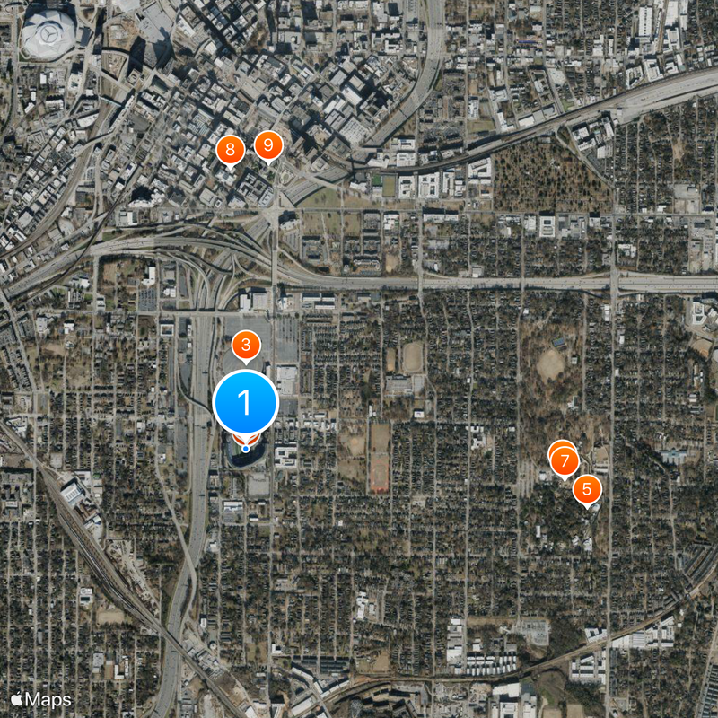 Center Parc Stadium Kaart