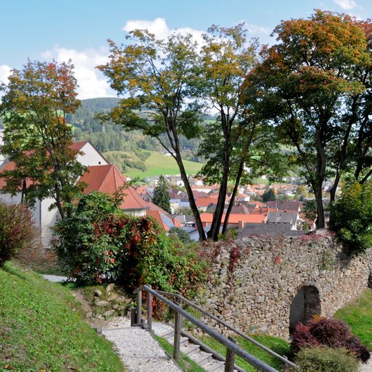 Stadtbefestigung , Stadtanlage/Stadtmauer