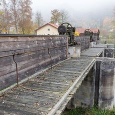 Altmühl-Stauwehr bei der Schleuse 11