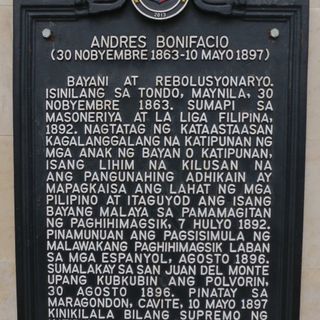 Andres Bonifacio historical marker