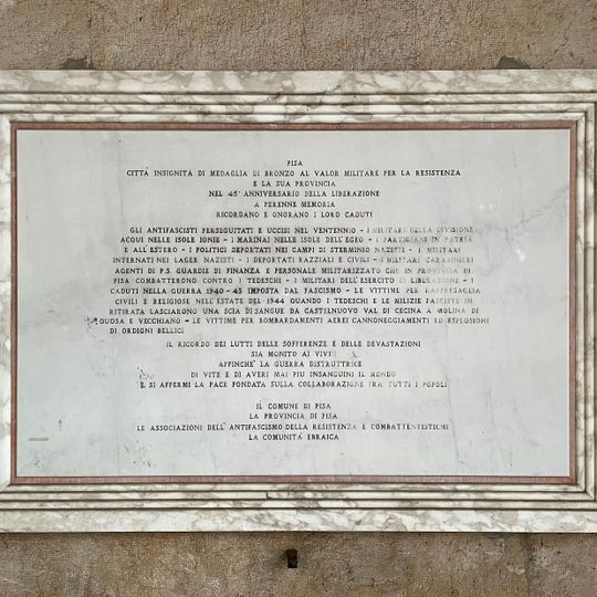 Lapide della Seconda Guerra Mondiale