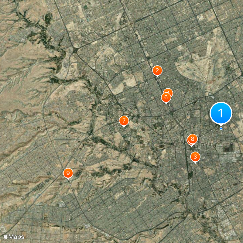 Prince Faisal bin Fahd Stadium Mapa