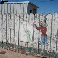 Things to see in Ft. Sumner fence mural