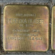 Stolperstein en memoria de Rebecka Glaser