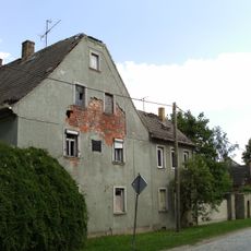 Wohnhaus eines Bauernhofes, mit Anbau sowie Gedenktafel für J. G. Stallbaum Roitzscher Straße 10