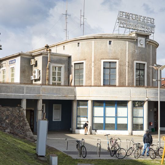 Suburban railway station in Gdynia