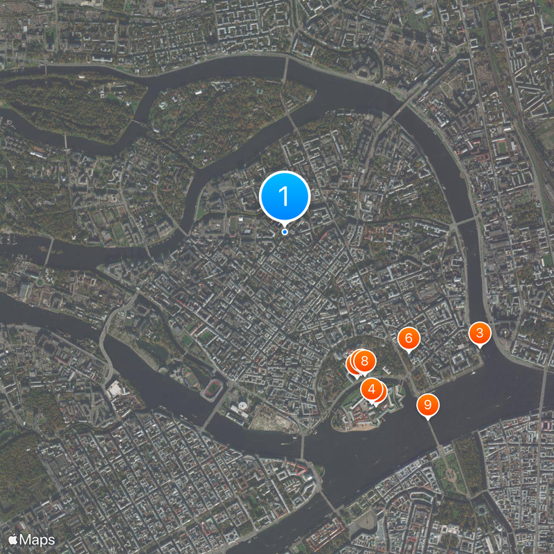 Petrograder Rajon Karte