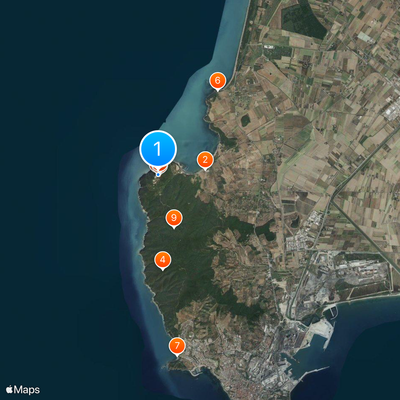Populonia Map