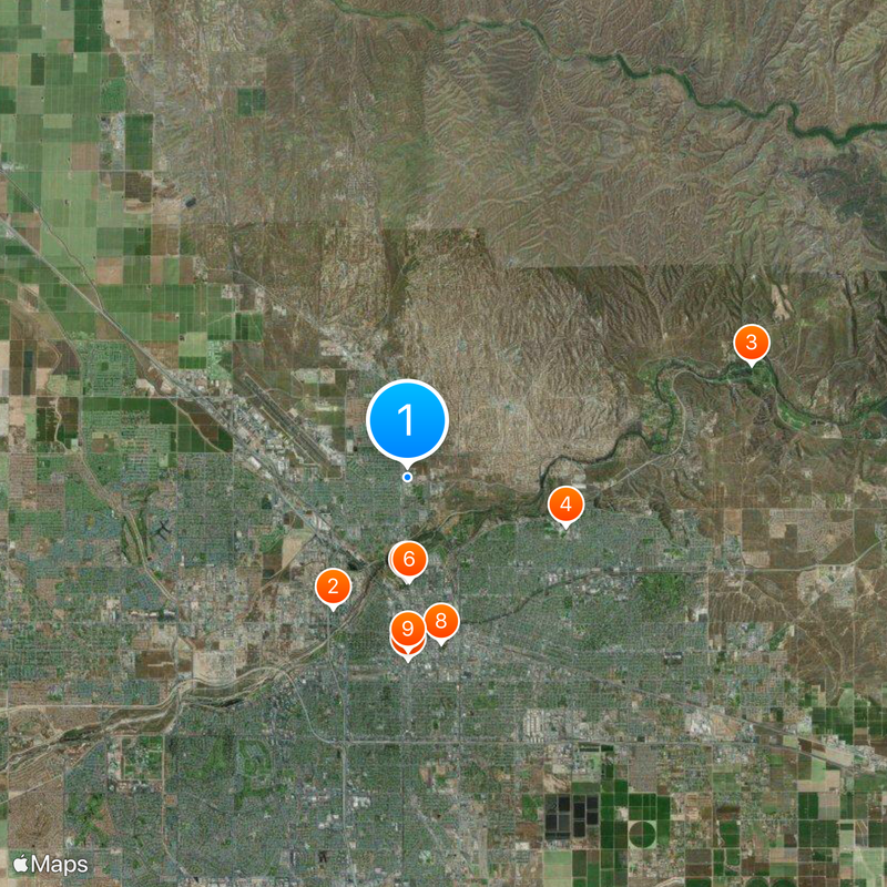 Oildale Map