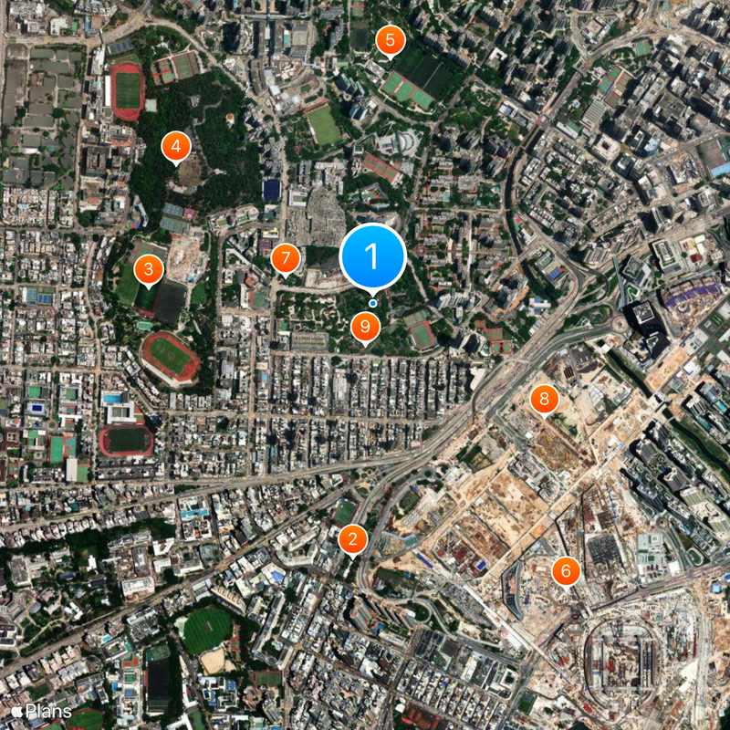 Kowloon Walled City Park Map