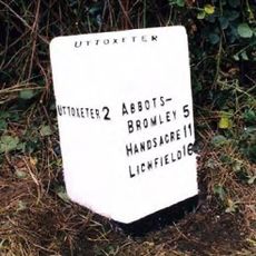 Milepost Near Highfields Farm
