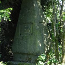 Milestone in Mukařov
