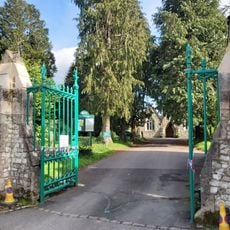 Gatepiers And Gates To Cemetery