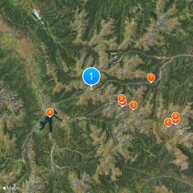 Eisenhower Tunnel Map
