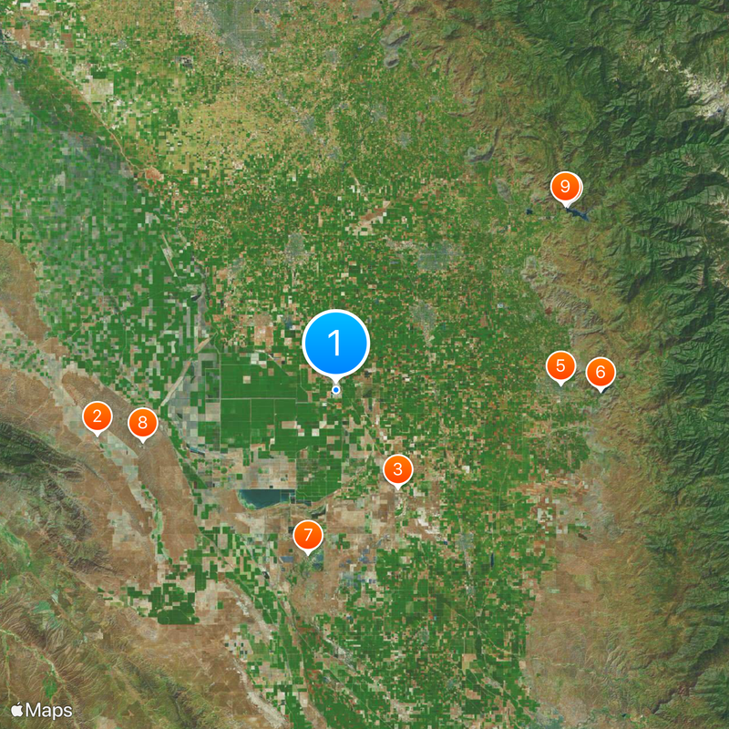California State Prison, Corcoran Map