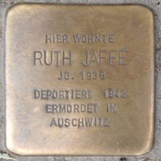 Stolperstein en memoria de Ruth Jaffé