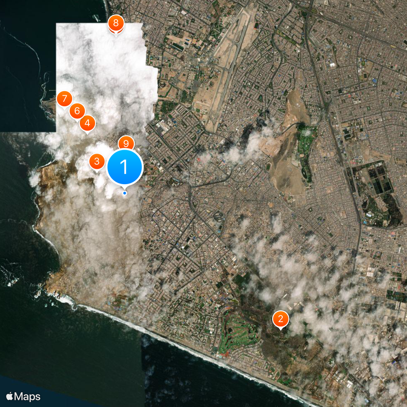 Chorrillos District Mapa