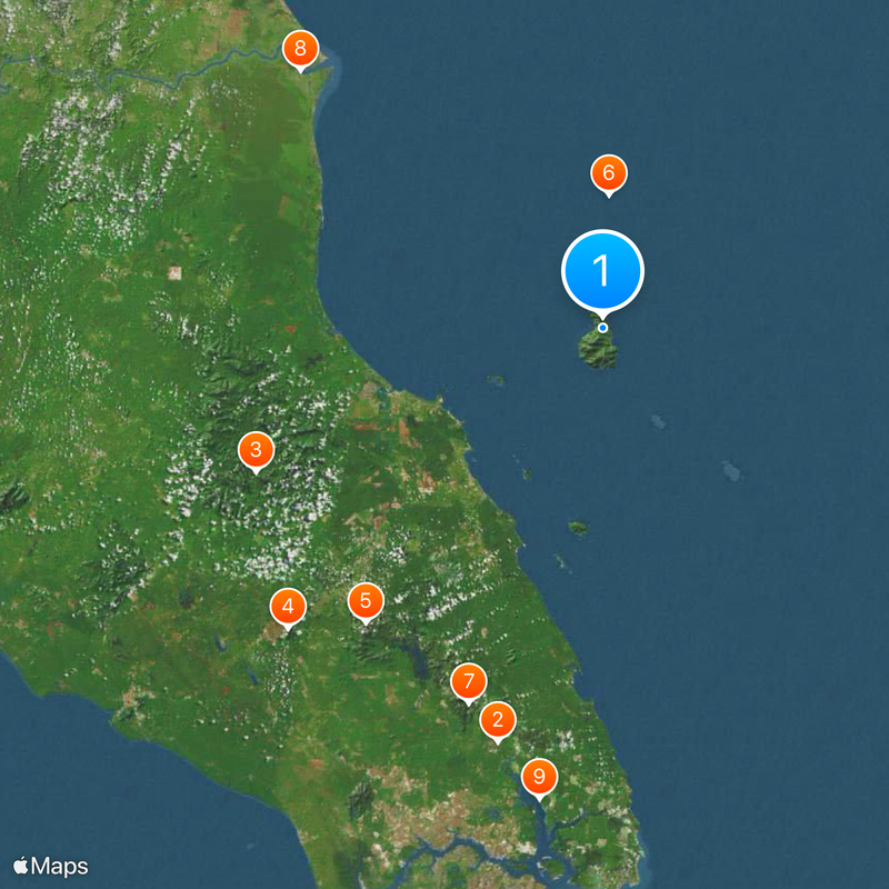 Tioman Island Map