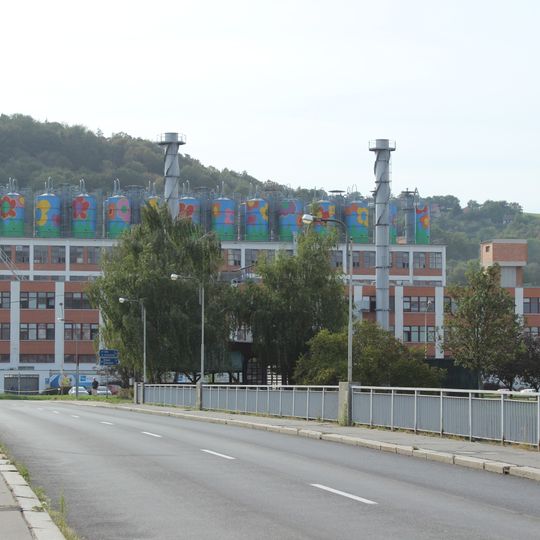 Bridge of Svatoplukova street in Napajedla