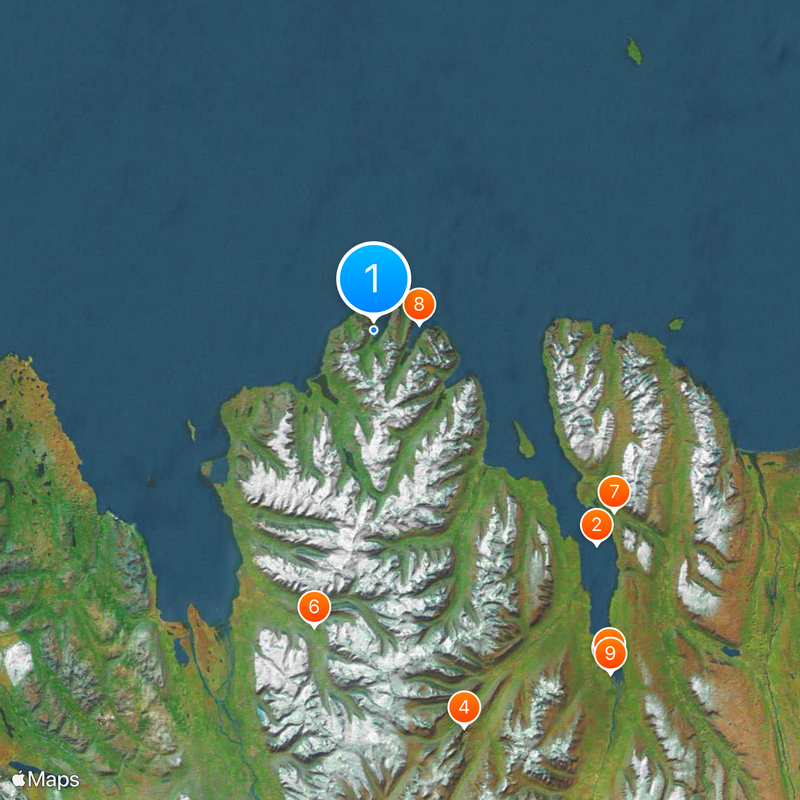 Siglufjörður Mapa
