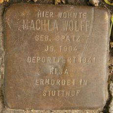 Stolperstein dedicated to Machla Wolff