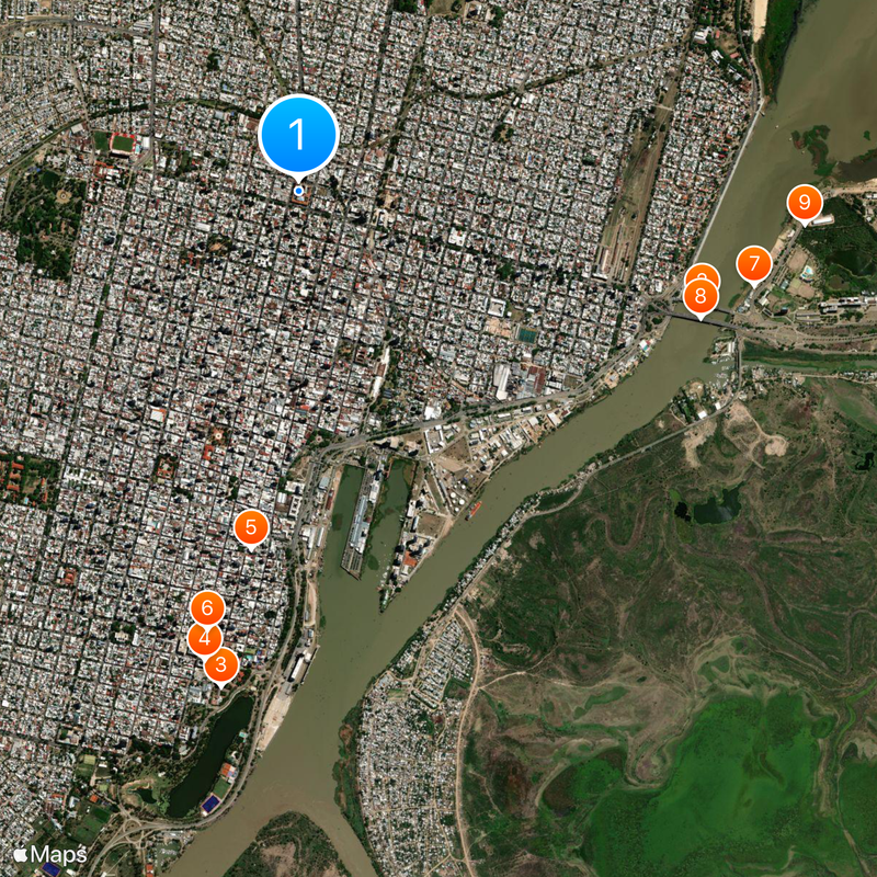 National University of the Littoral Map