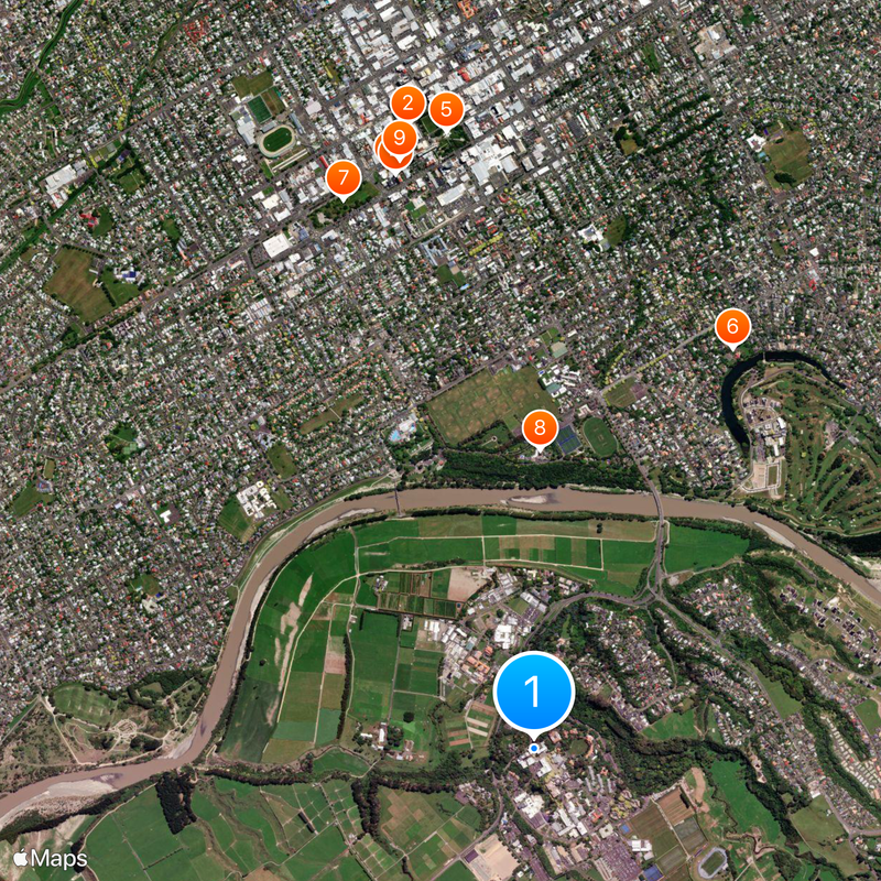 Massey University Map