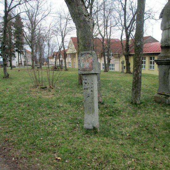 Boží muka na křížové cestě Nalžovské Hory - 8. zastavení